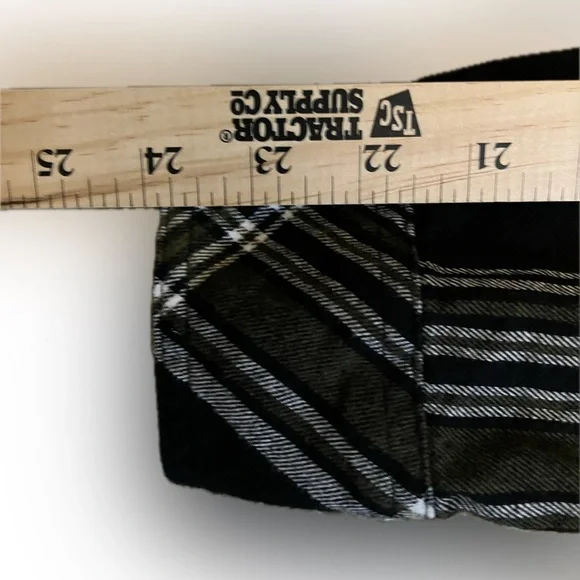 Natural Reflections Plaid Button-Up Flannel Shirt - Black and Green size XL - Picture 8 of 12